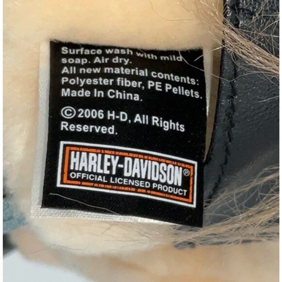 Harley-Davidson “Road Hog” Biker Club Plush (2006) - Picture 4 of 5